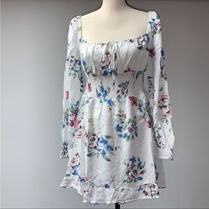 NWT urban outfitters lumiere floral long sleeve dress